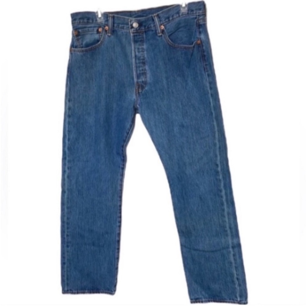 Levi’s 501 XX Button Fly Jeans Cotton Red Tab Blue Denim Straight Leg Vintage 33